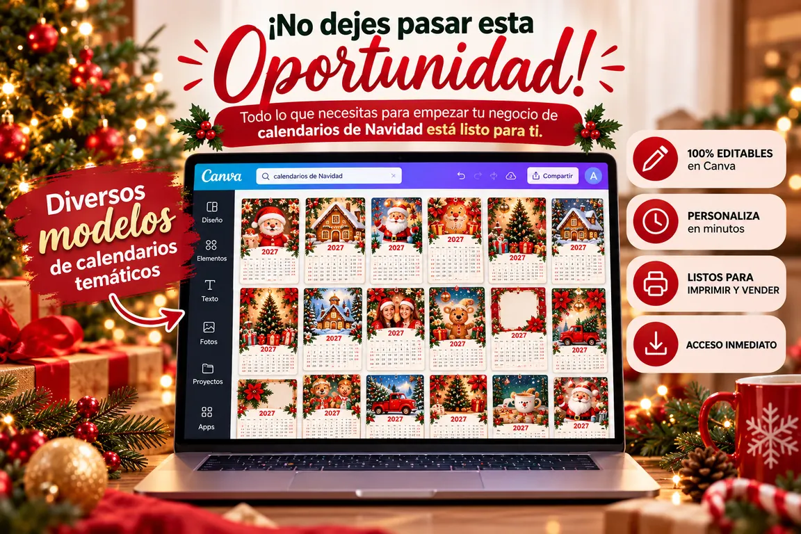 Más de 800 invitaciones infantiles listas para vender, editables en Canva